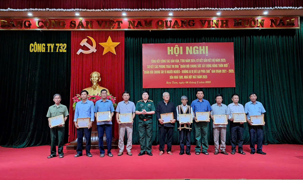Công ty 732 tổng kết các phong trào thi đua yêu nước