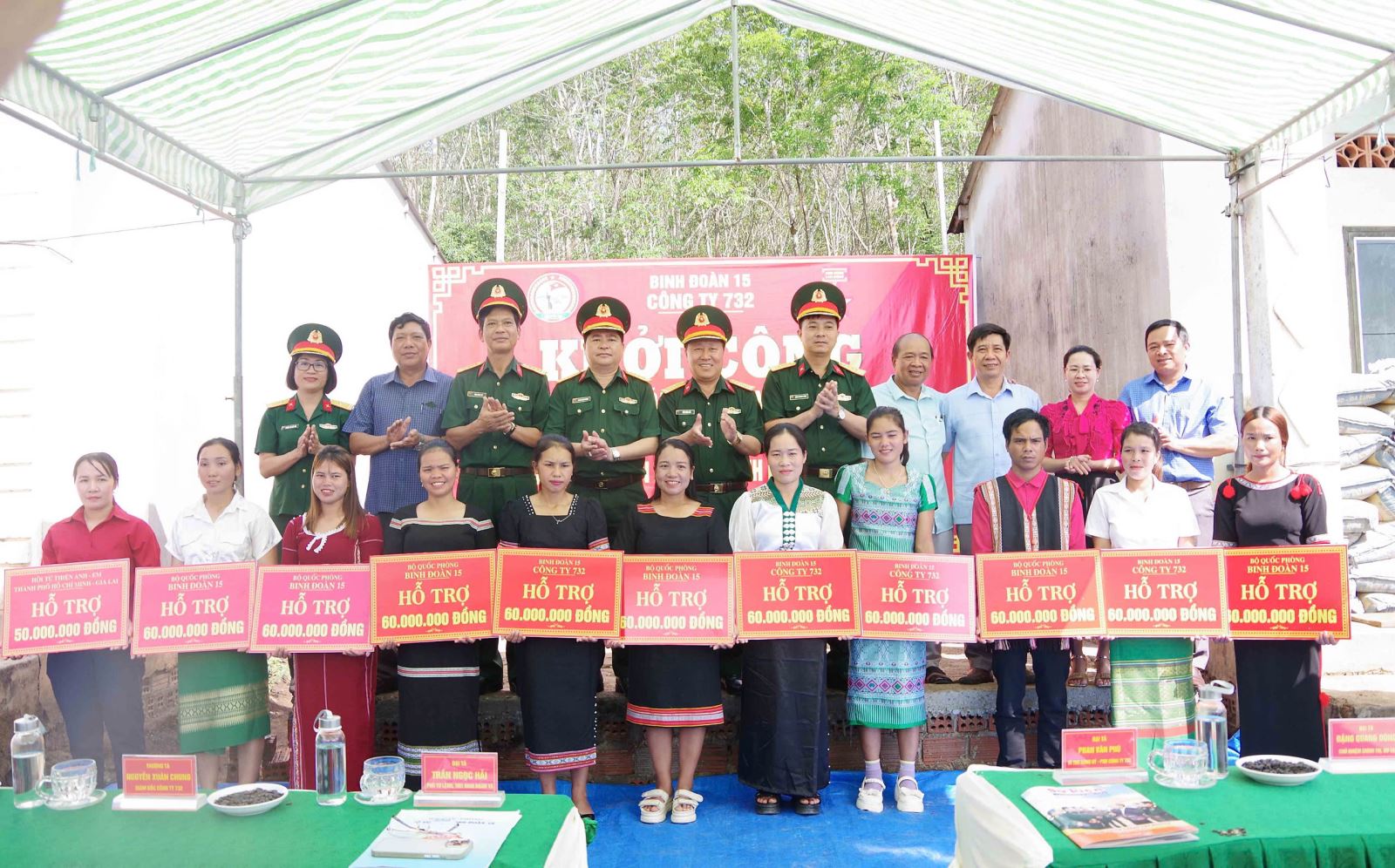 Công ty 732 chung tay xóa nhà tạm, nhà dột nát