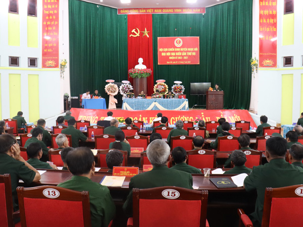 Đại hội đại biểu Hội Cựu chiến binh huyện Ngọc Hồi lần thứ VII, nhiệm kỳ 2022-2027
