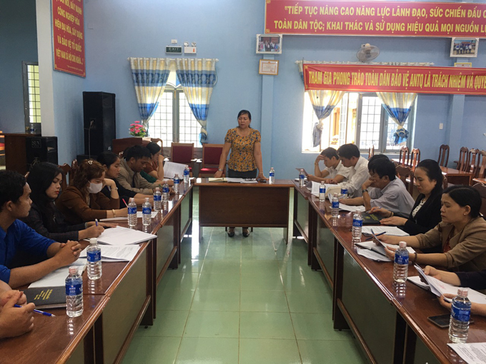 Giám sát tình hình thực hiện Nghị quyết của Hội đồng nhân dân huyện tại xã Đắk Ang