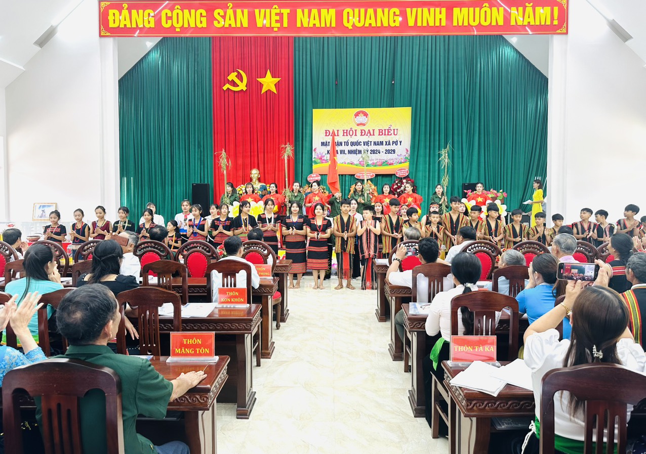 Đại hội Đại biểu MTTQ Việt Nam xã Pờ Y khóa VII, nhiệm kỳ 2024-2029