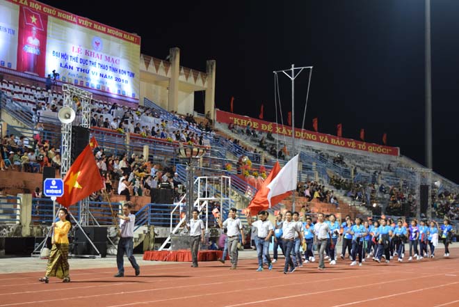 Huyện Ngọc Hồi có gần 50 vận động viên tham gia Đại hội TDTT tỉnh Kon Tum làn thứ VI
