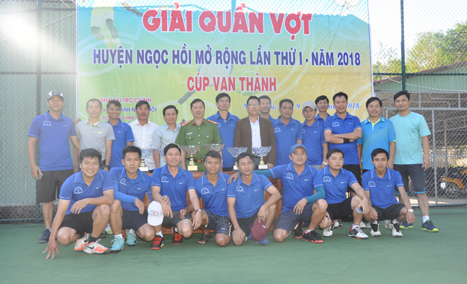 Khai mạc Giải quần vợt mở rộng huyện Ngọc Hồi lần thứ I năm 2018 tranh Cúp Vạn Thành
