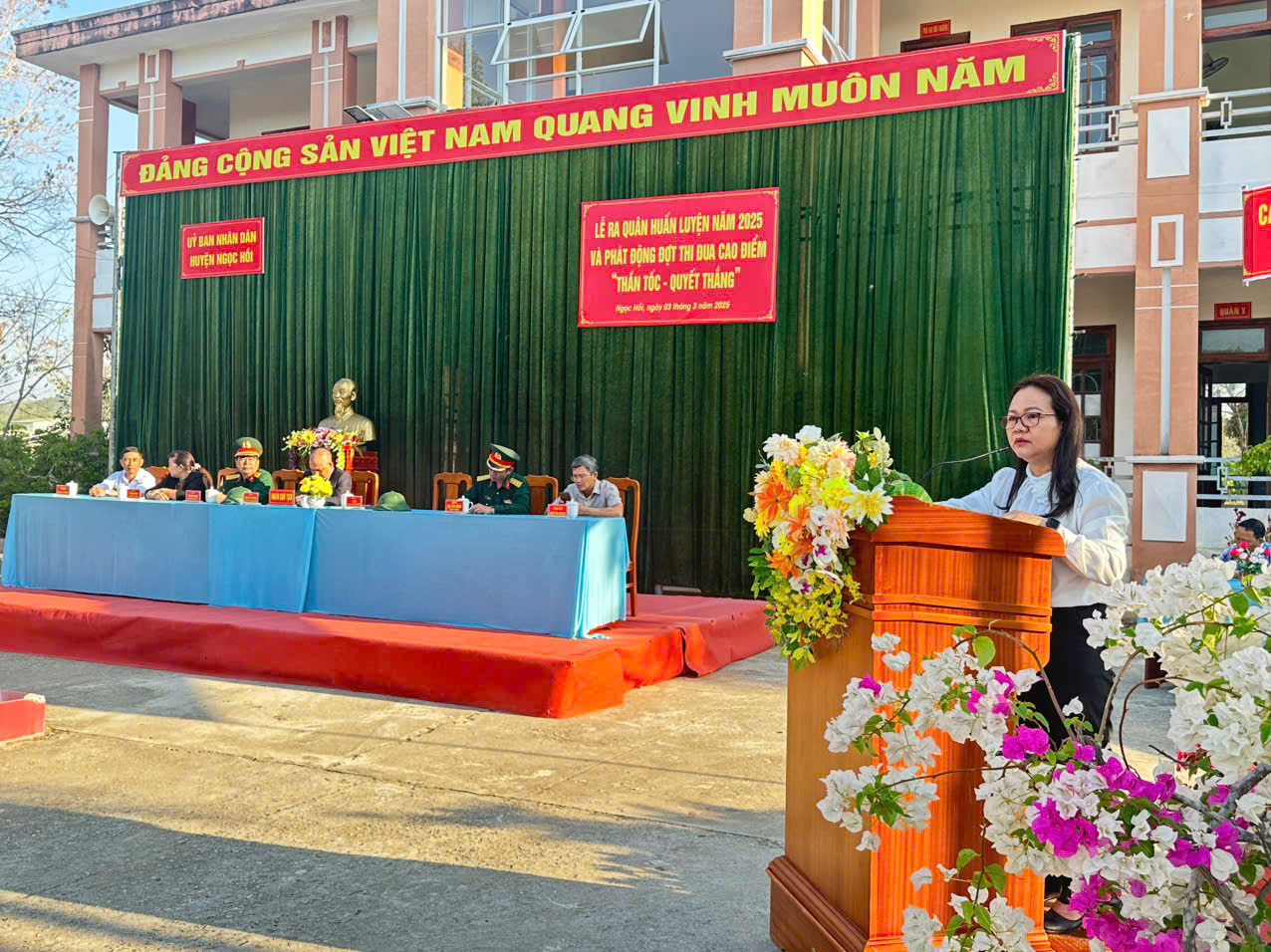 Ngọc Hồi: Lễ ra quân huấn luyện năm 2025