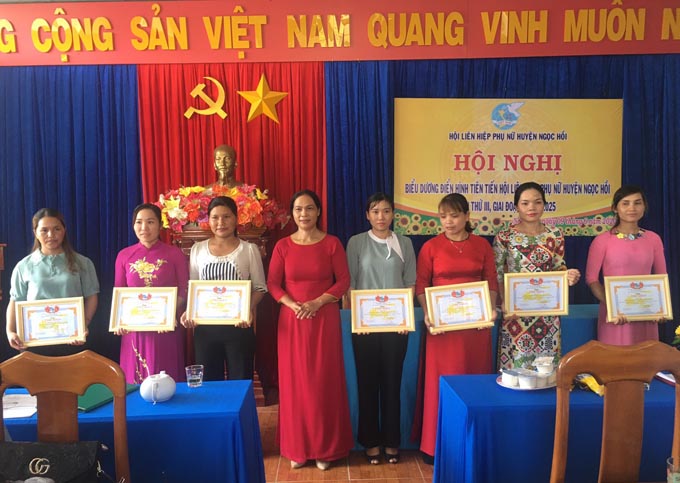 Hội nghị biểu dương điển hình tiên tiến Hội Liên hiệp phụ nữ huyện Ngọc Hồi lần thứ III, giai đoạn 2020 – 2025