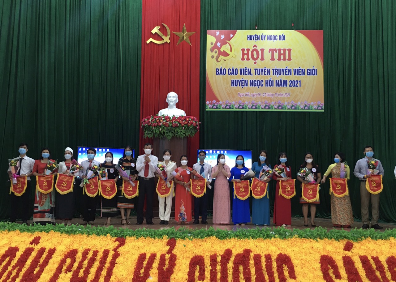 Khai mạc Hội thi báo cáo viên, tuyên truyền viên giỏi huyện Ngọc Hồi năm 2021