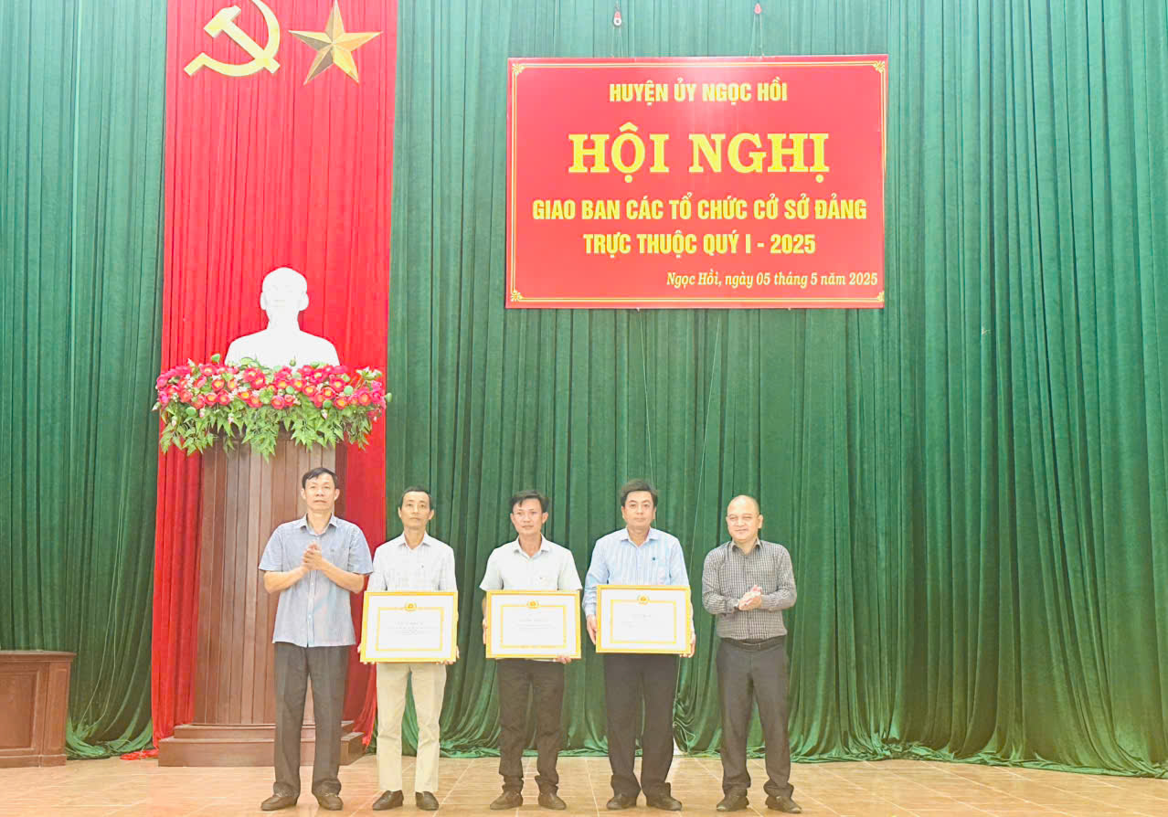Hội nghị giao ban các tổ chức cơ sở Đảng quý I năm 2025