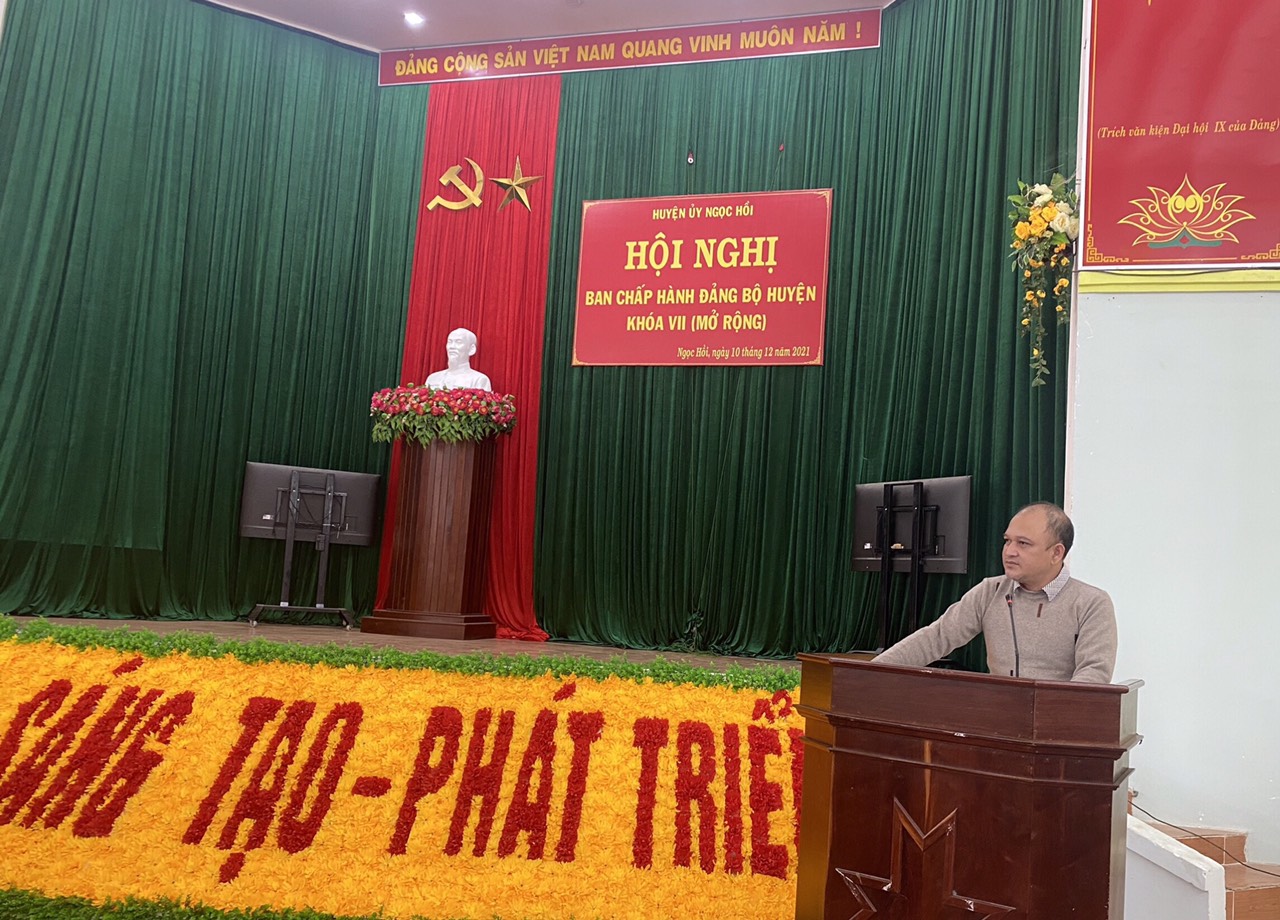 Hội nghị Ban Chấp hành Đảng bộ huyện khóa VII (mở rộng)
