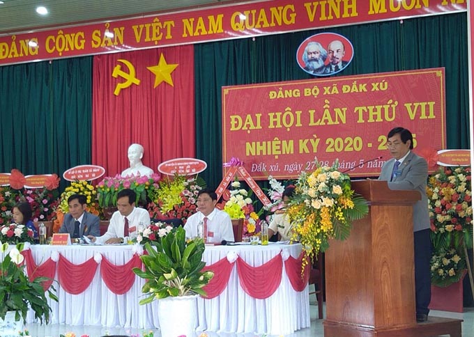 Đại hội Đảng bộ xã Đắk Xú lần thứ VII, nhiệm kỳ 2020-2025