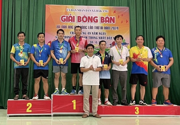 Đắk Ang tổ chức giải Bóng bàn lần thứ III năm 2024