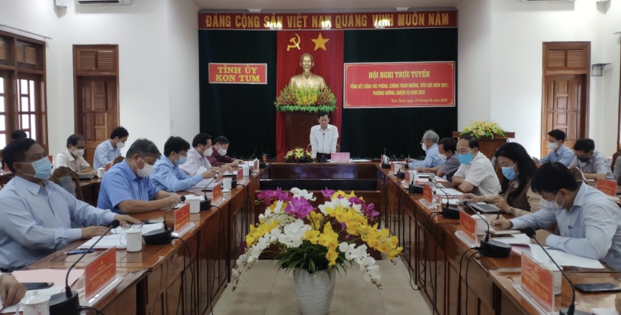 Tỉnh ủy triển khai công tác phòng, chống tham nhũng, tiêu cực năm 2022