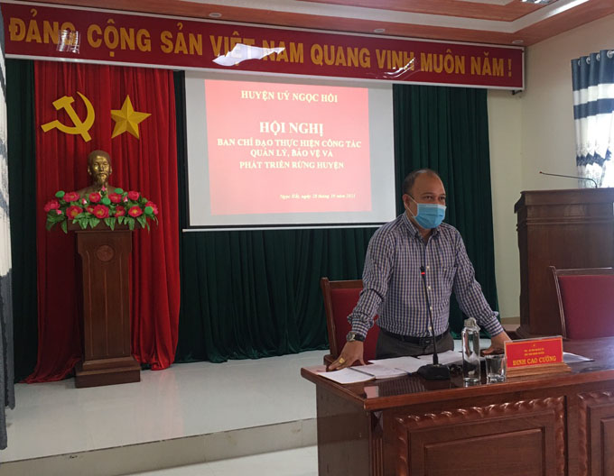 Hội nghị Ban Chỉ đạo thực hiện công tác quản lý, bảo vệ và phát triển rừng 9 tháng đầu năm 2021
