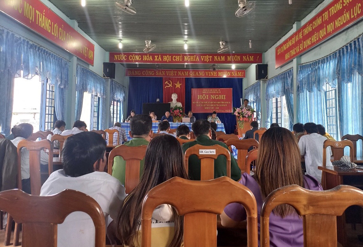 HĐND tỉnh, huyện tiếp xúc cử tri tại xã Đăk Kan và Sa Loong